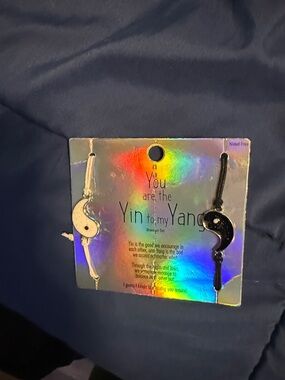 Yin to My Yang Bracelet Set - Black & White